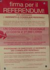 Il referendum sulle indennit dei consiglieri regionali umbri